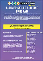 2026 Summer Skills Building Program brochure